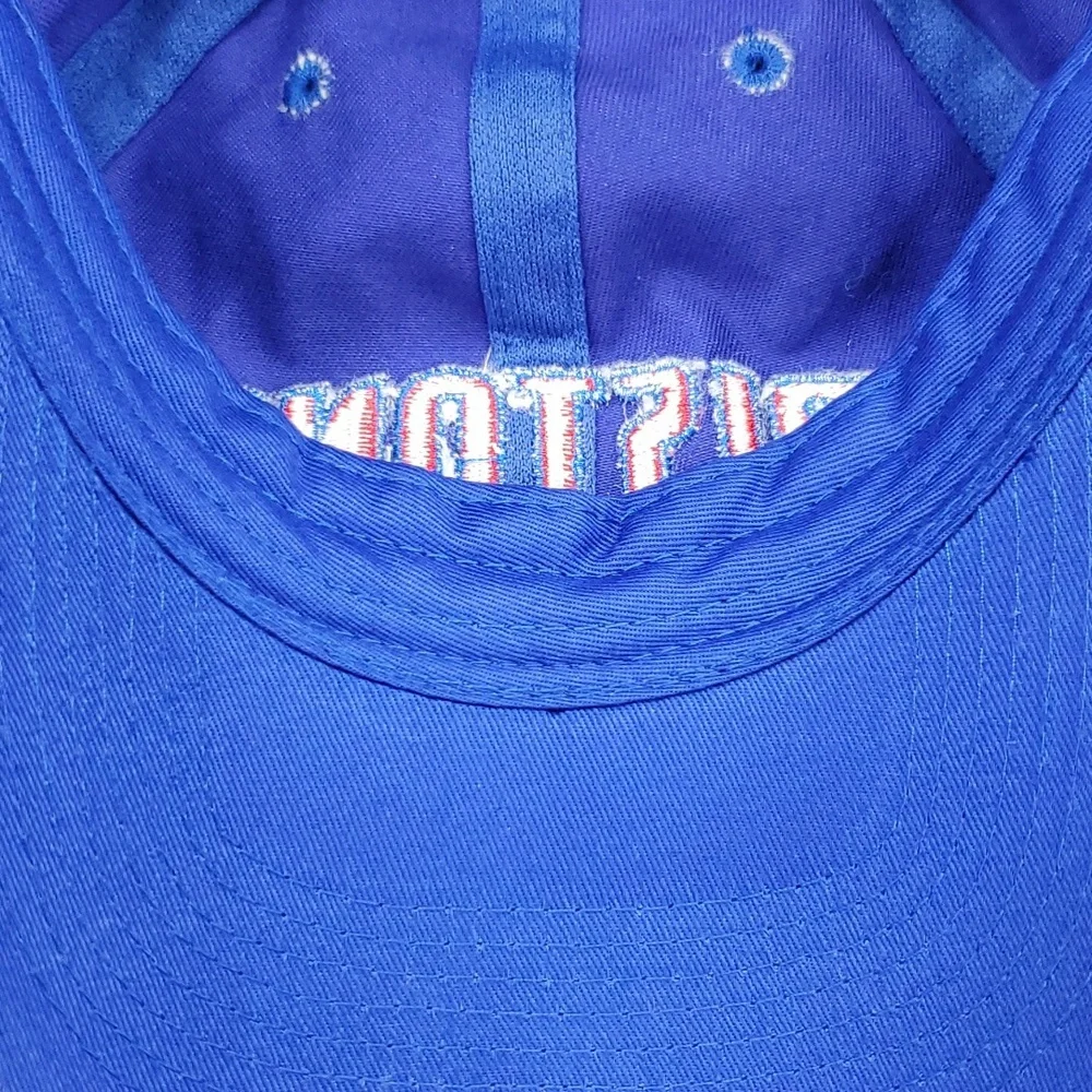 Detroit Pistons hat ball cap royal blue snap back embroidered signed number 5 - Picture 8 of 9